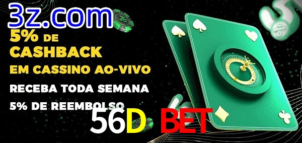 Promoções do cassino ao Vivo 56D Bet